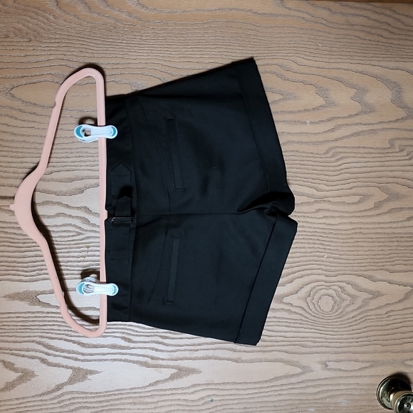 Black Sailor Shorts with Buttons - Picture 2 of 4